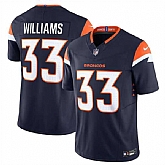 Men's Denver Broncos #33 Javonte Williams Navy 2024 F.U.S.E. Alternate Vapor Limited Football Stitched Jersey Dzhi,baseball caps,new era cap wholesale,wholesale hats
